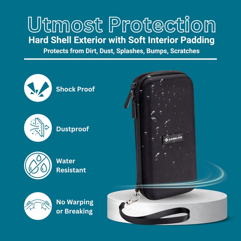 Caseling Graphing Calculator Case for TI-84 Plus CE/TI-84 Plus/TI-83 Plus/TI-89 Titanium - EVA Protection Hard Shell Case for Travel, Carrying, Protection - Image 5